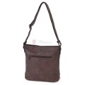 Дамска ежедневна чанта от висококачествена еко кожа, в тъмнокафяв цвят Код: 7163