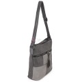 Дамска ежедневна чанта от висококачествена еко кожа, в сив цвят Код: 7163