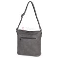 Дамска ежедневна чанта от висококачествена еко кожа, в сив цвят Код: 7163
