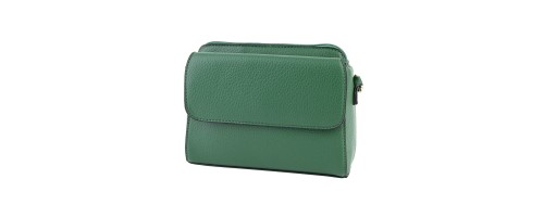  Дамска чанта от еко кожа в зелен цвят. Код: 7229