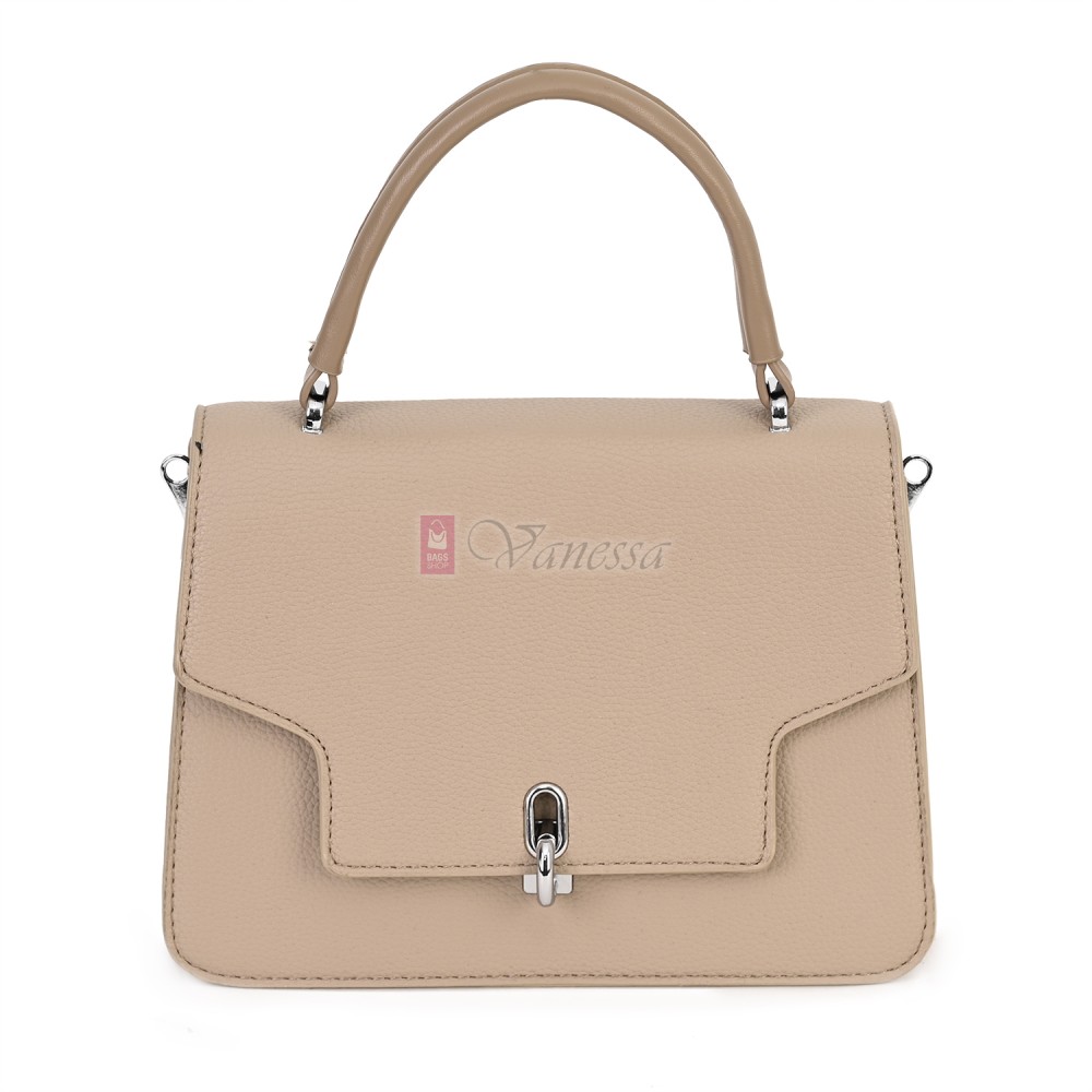  Дамска чанта от еко кожа в бежов цвят. Код: 730