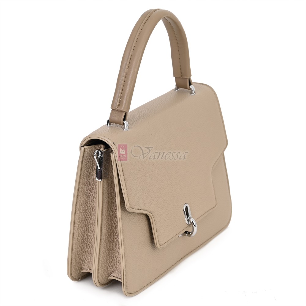  Дамска чанта от еко кожа в бежов цвят. Код: 730