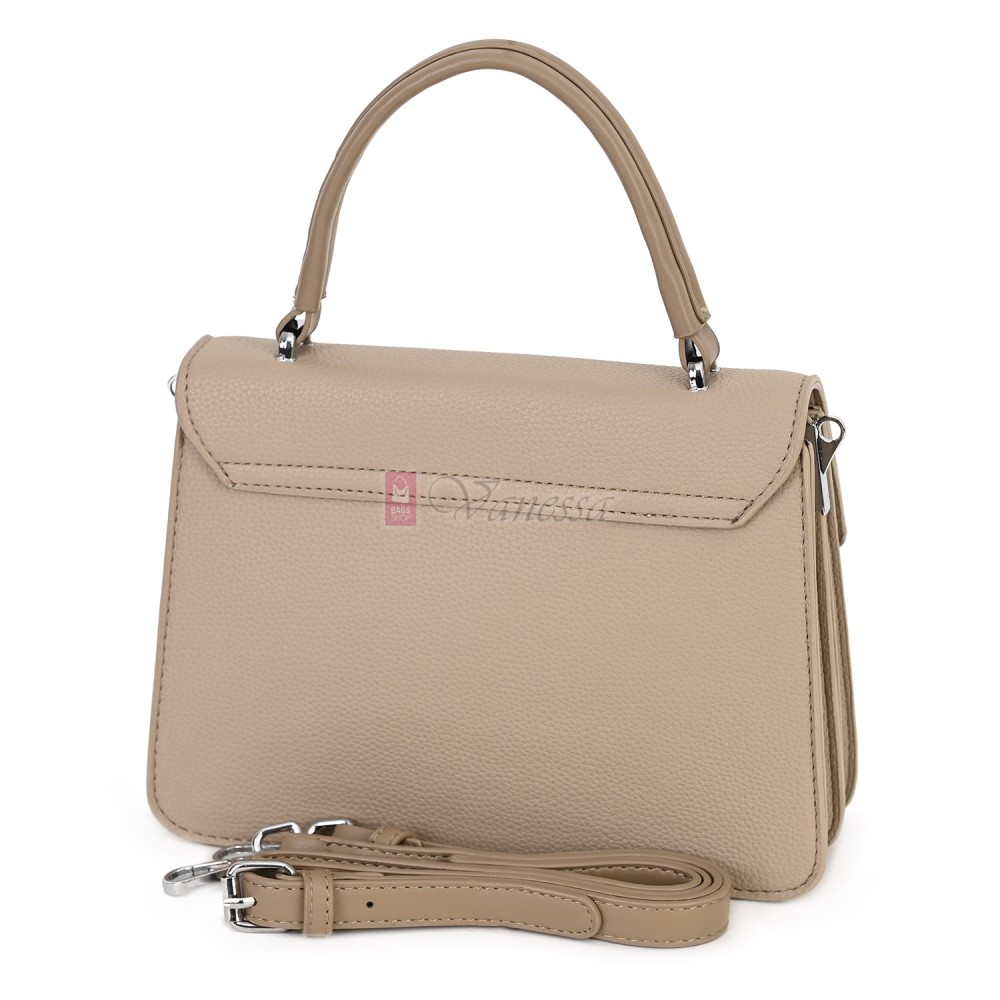  Дамска чанта от еко кожа в бежов цвят. Код: 730