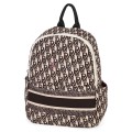 Дамска раница от текстил в кафяв цвят. Код: 7346