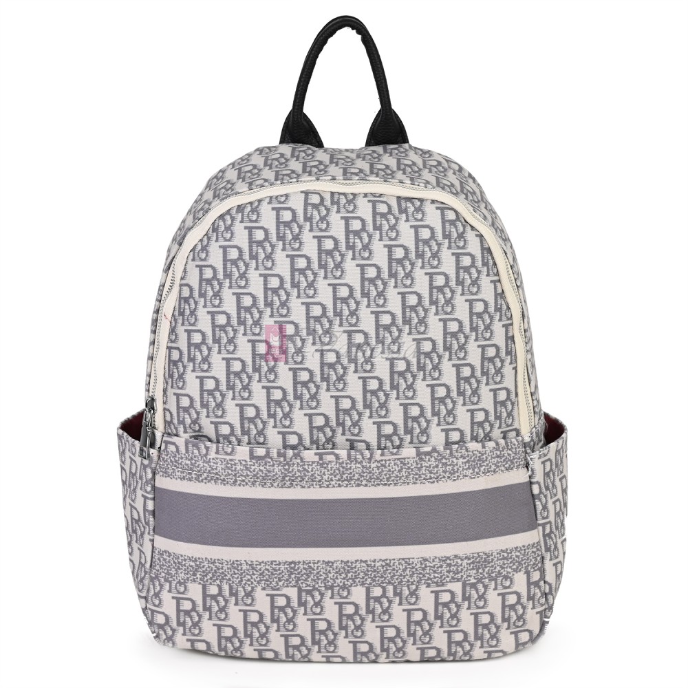 Дамска раница от текстил в сив цвят. Код: 7346