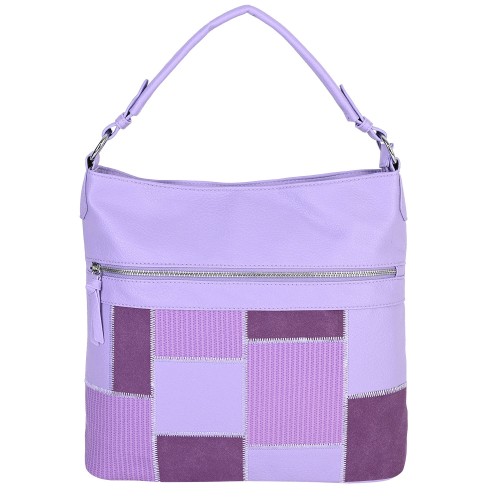 Дамска чанта от еко кожа в лилав цвят. Код: 738