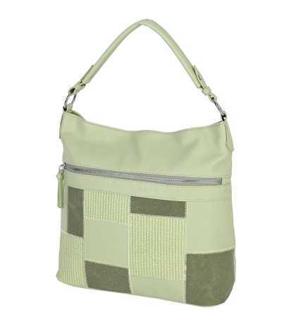  Дамска чанта от еко кожа в зелен цвят. Код: 738