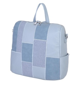  Дамска раница/чанта от еко кожа в син цвят. Код: 739