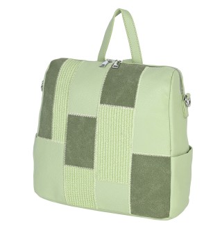  Дамска раница/чанта от еко кожа в зелен цвят. Код: 739