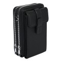 Малка дамска чанта/портмоне от еко кожа в черен цвят. Код: 742