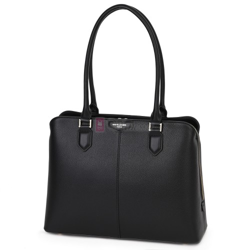 Елегантна дамска чанта от висококачествена еко кожа в черен цвят. Код: 7466