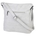 Дамска ежедневна чанта от висококачествена екологична кожа в сив цвят Код: 7704