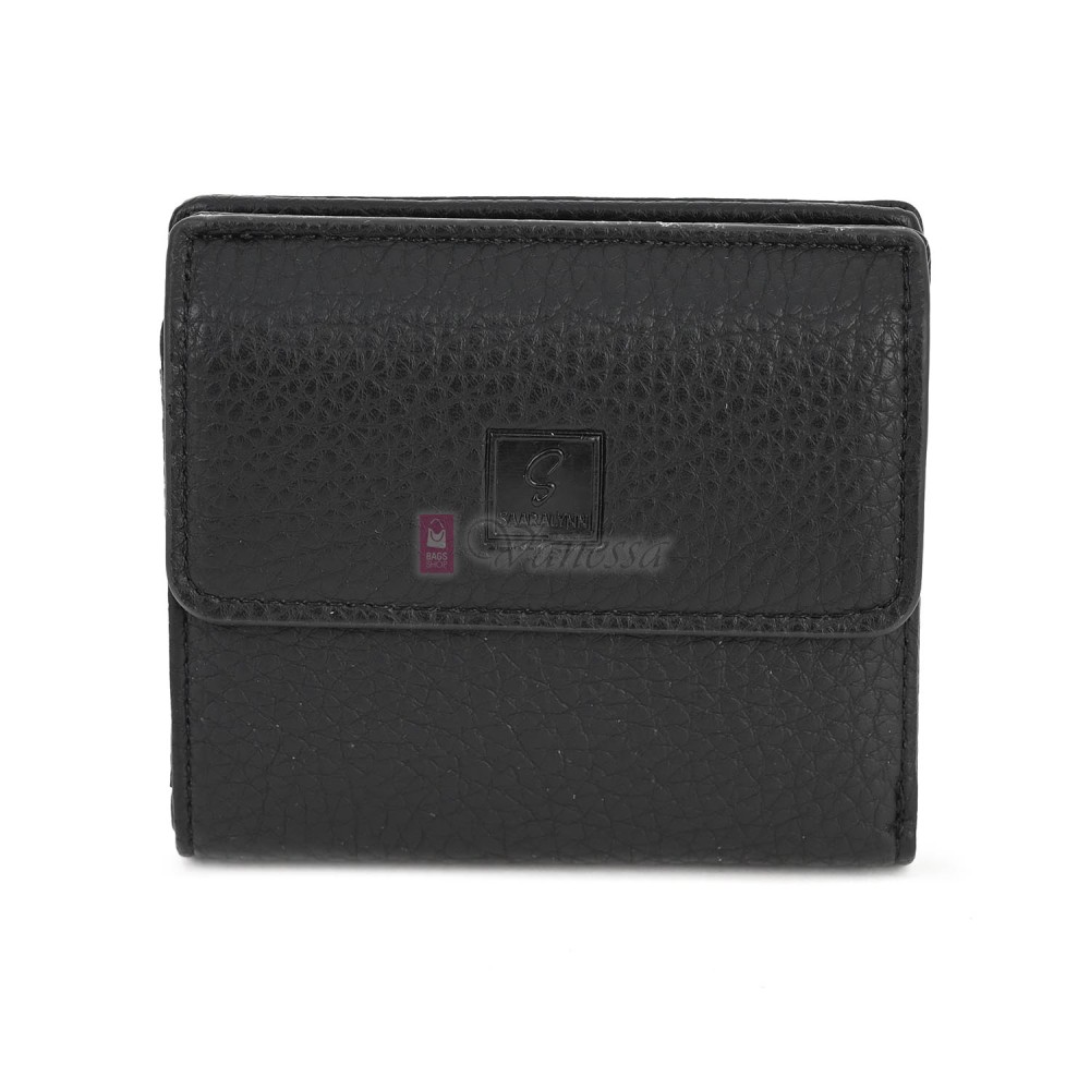 Малко дамско портмоне от еко кожа в черен цвят Код: 8001-5