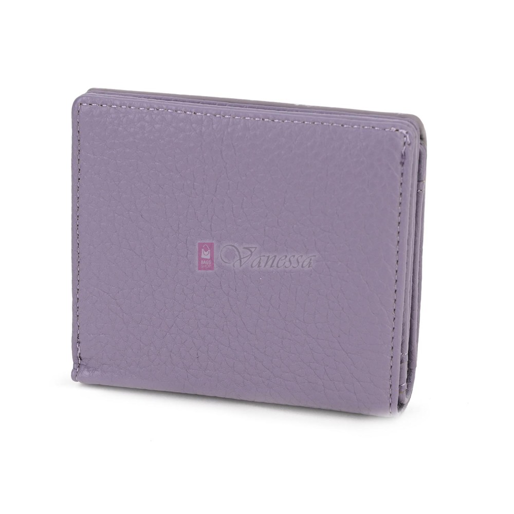 Малко дамско портмоне от еко кожа в лилав цвят Код: 8001-5