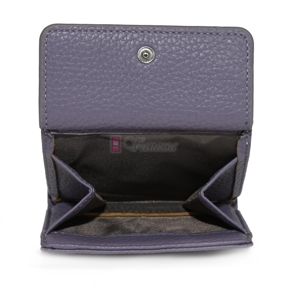 Малко дамско портмоне от еко кожа в лилав цвят Код: 8001-5