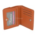 Малко дамско портмоне от еко кожа в оранжев цвят Код: 8001-5
