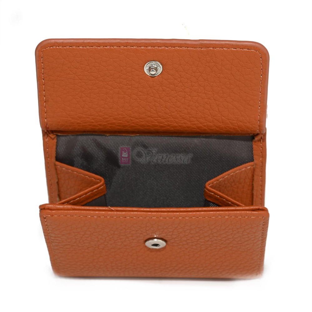 Малко дамско портмоне от еко кожа в оранжев цвят Код: 8001-5