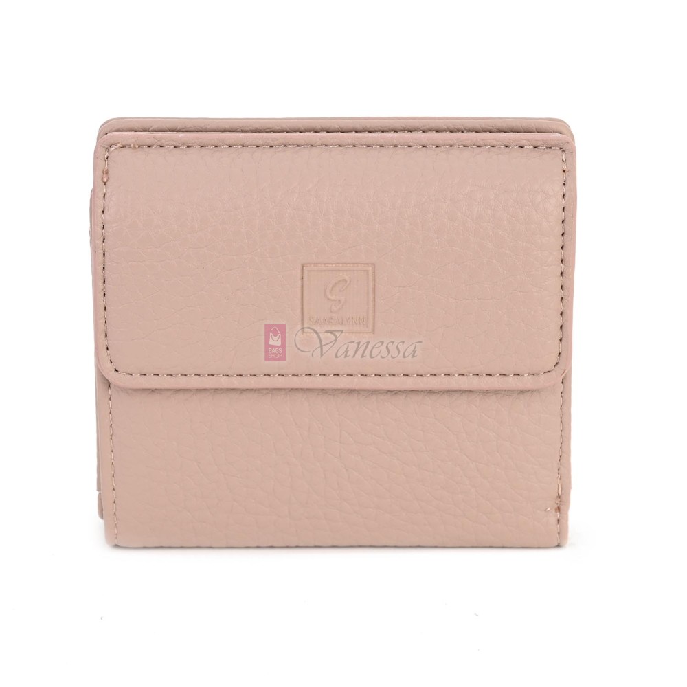 Малко дамско портмоне от еко кожа в розов цвят Код: 8001-5