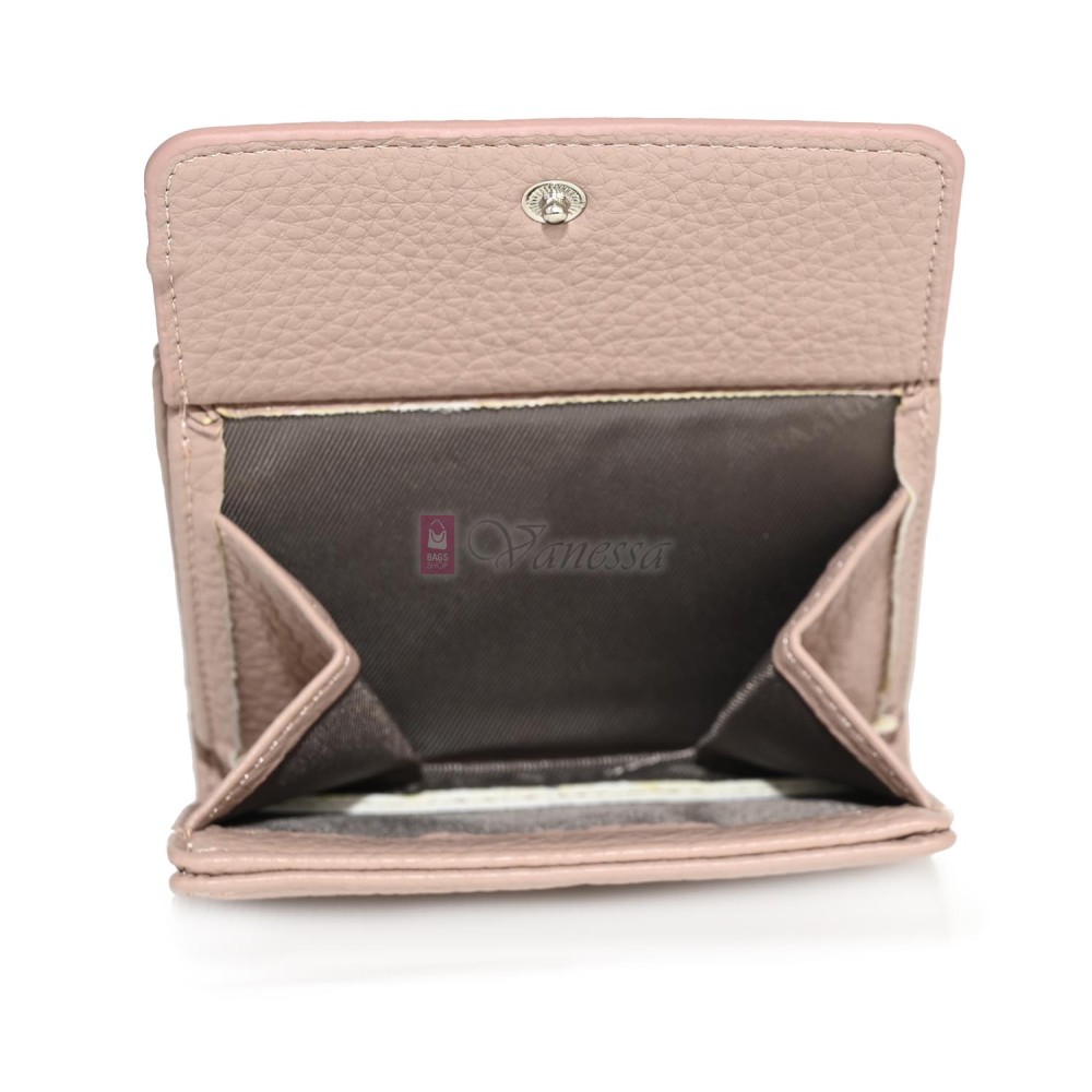 Малко дамско портмоне от еко кожа в розов цвят Код: 8001-5