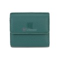 Малко дамско портмоне от еко кожа в зелен цвят Код: 8001-5