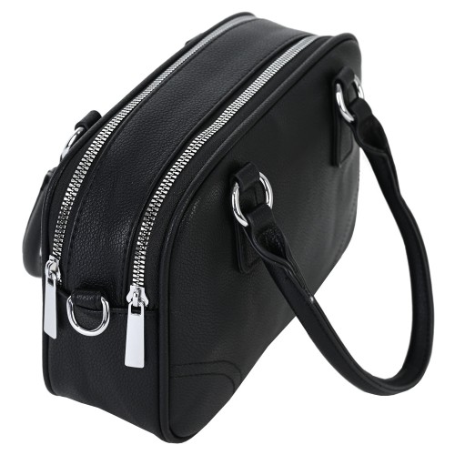 Дамска чанта от еко кожа в черен цвят. Код: 8001