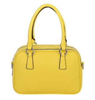  Дамска чанта от еко кожа в жълт цвят. Код: 8001