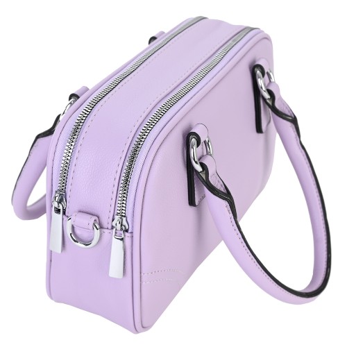 Дамска чанта от еко кожа в лилав цвят. Код: 8001