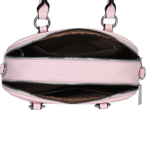 Дамска чанта от еко кожа в розов цвят. Код: 8001