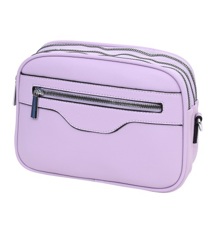  Дамска чанта от еко кожа в лилав цвят. Код: 8005