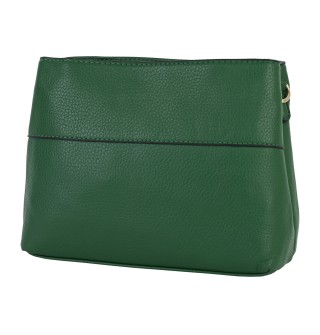  Дамска чанта от еко кожа в зелен цвят. Код: 8112