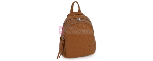  Дамска раница от еко кожа в кафяв цвят. Код: AP8150-472D
