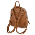 Дамска раница от еко кожа в кафяв цвят. Код: AP8150-472D