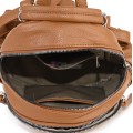 Дамска раница от еко кожа в кафяв цвят. Код: AP8150-472D