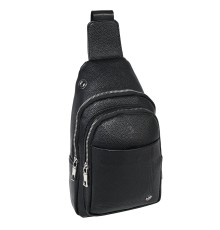 Мъжка чанта от естествена кожа в черен цвят. Код: 8174