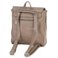  Дамска раница от висококачествена еко кожа, в бежов цвят. Код: 8202