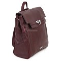  Дамска раница от висококачествена еко кожа, в цвят бордо. Код: 8202