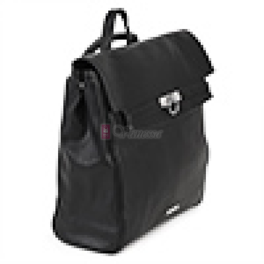  Дамска раница от висококачествена еко кожа, в черен цвят. Код: 8202