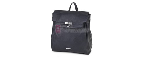  Дамска раница от висококачествена еко кожа, в тъмносин цвят. Код: 8202