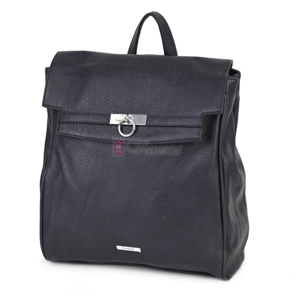  Дамска раница от висококачествена еко кожа, в тъмносин цвят. Код: 8202