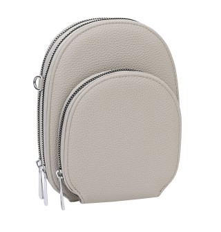Дамско портмоне/чанта от качествена еко кожа в сив цвят Код: 821-7