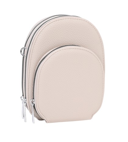 Дамско портмоне/чанта от качествена еко кожа в бежов цвят Код: 821-7