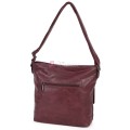 Дамска ежедневна чанта от екологична кожа в цвят бордо Код: 8236