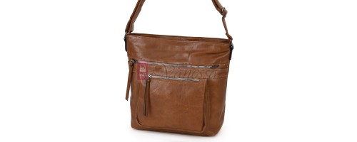 Дамска ежедневна чанта от екологична кожа в светлокафяв цвят Код: 8236 Дамска ежедневна чанта от екологична кожа в светлокафяв цвят Код: 8236