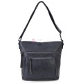 Дамска ежедневна чанта от екологична кожа в тъмносин цвят Код: 8236