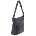 Дамска ежедневна чанта от екологична кожа в тъмносин цвят Код: 8236