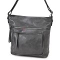 Дамска ежедневна чанта от екологична кожа в сив цвят Код: 8236