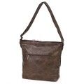 Дамска ежедневна чанта от екологична кожа в тъмнокафяв цвят Код: 8236