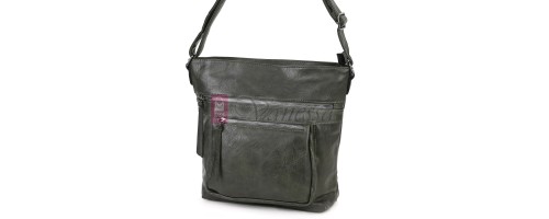 Дамска ежедневна чанта от екологична кожа в тъмнозелен цвят Код: 8236 Дамска ежедневна чанта от екологична кожа в тъмнозелен цвят Код: 8236