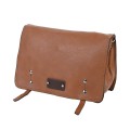 Дамска ежедневна чанта от висококачествена екологична кожа в светлокафяв цвят Код: 833