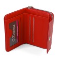 Малко дамско портмоне от високо качествена еко кожа в червен цвят Код: 8515